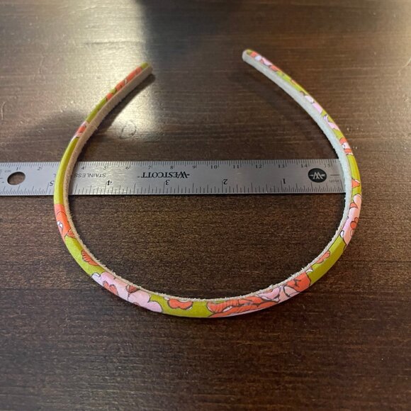 J. crew green and pink patterned headband - Picture 3 of 3